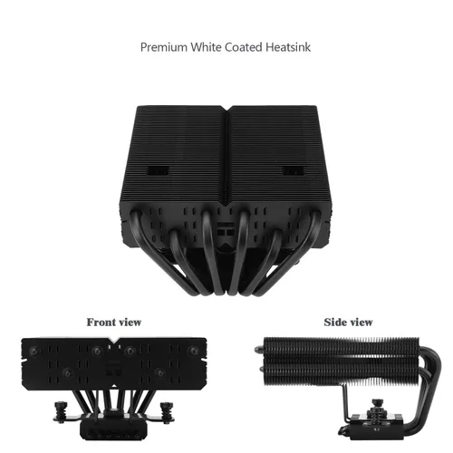 Miniatura 5 de Thermalright SI-100 Black Enfriador de aire para CPU, tubos de calor de 6×6mm, TL-E12B Ventilador silencioso PWM con rodamiento S-FDB V2.0