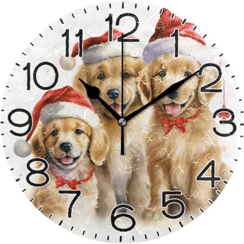 Miniatura 13 de ALAZA Reloj de pared con diseño de pájaros en rama, funciona con pilas, silencioso, de cuarzo, analógico, rústico, estilo rural, redondo, decoración