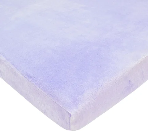 Miniatura 18 de TL Care Heavenly Soft - Sábana bajera ajustable de felpilla para cuna de 24 x 38 pulgadas, cálida y acogedora, color azul, para niños y niñas, se