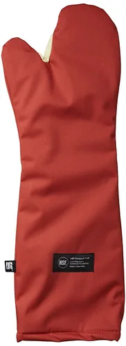Miniatura 8 de San Jamar CTP15 Cool Touch - Manopla para horno con protección contra el calor de hasta 500 ° F, 15 pulgadas de longitud, color rojo