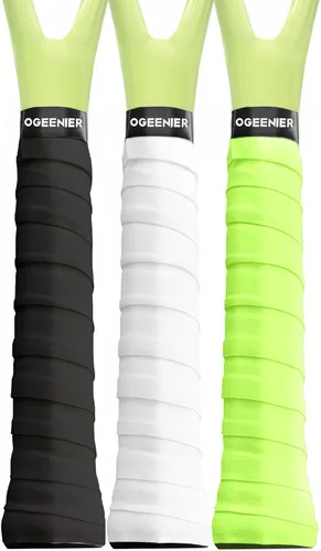 Miniatura 34 de OGEENIER Tennis Racket Grip Tape, 3, 6, 12 Pack Tennis Overgrip Tape, Absorbent and Anti-Slip, Precut Soft Racquet Wrap Grips Tape for Pickleball