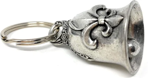 Miniatura 3 de Fleur De Lis - Accesorio de campana de motociclista o llavero para la suerte