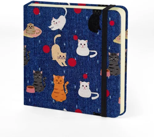 Miniatura 38 de Mifuner Cuadernos Mini de 5x5, 80gsm, Páginas en Blanco, Cuadernos de Bocetos, Diario de Viajes, Cuaderno de Bolsillo, Tapa Dura, Cuaderno