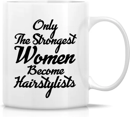 Miniatura 13 de Retreez Taza divertida – Taza de café de cerámica de 11 onzas con texto en inglés "I Make People Beautiful Hairstylist Hairdresser" de 11 onzas