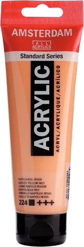 Miniatura 10 de Amsterdam Serie Estándar Tubo de Pintura Acrílica 120ml Azo Naranja 276 (17092762)