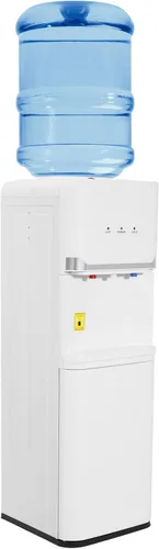 Miniatura 9 de Dispensador de enfriador de agua de carga superior, dispensador de agua caliente y fría independiente para botellas de 5 galones, agua caliente