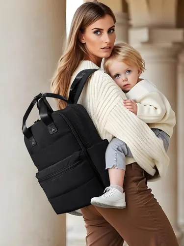 Miniatura 2 de MOMINSIDE Mochila para pañales - Bolsa de viaje esencial para bebé, bolsa de pañales para bebé, bolsa de pañales de artículos esenciales de viaje