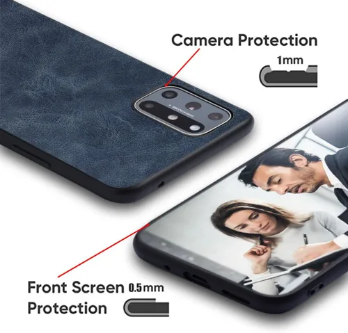 Miniatura 3 de AIORIA Funda de cuero premium para Asus ROG Phone 7, diseño retro, funda protectora completa para Asus ROG Phone 7 5G (azul oscuro)
