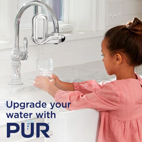Miniatura 14 de PUR PLUS - Sistema de filtración de agua para montaje en grifo vertical, filtro reductor de plomo, agua de gran sabor, fácil de instalar, dura 100
