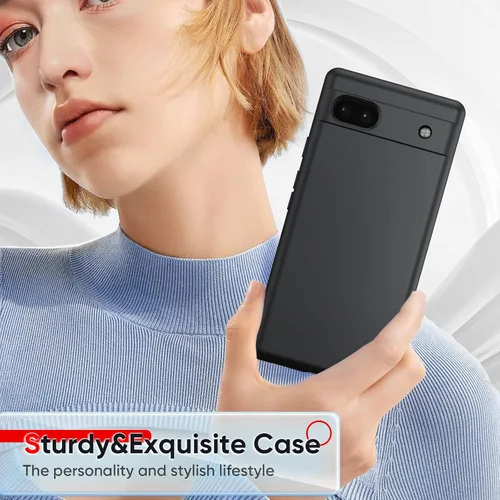 Miniatura 7 de LeYi Funda para Google Pixel 6A, Funda para Google Pixel 6A [6.1"] con Paquete de 2 Protectores de Pantalla de Vidrio Templado, Funda de Silicona