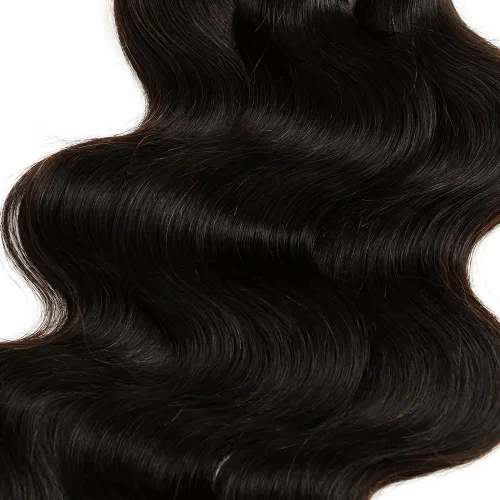 Miniatura 3 de Cabello humano ondulado a granel, 4 paquetes (7.05 oz) negro natural, 16, 18, 20, 22 pulgadas, sin trama, para caja sin costuras y trenzas bohemias