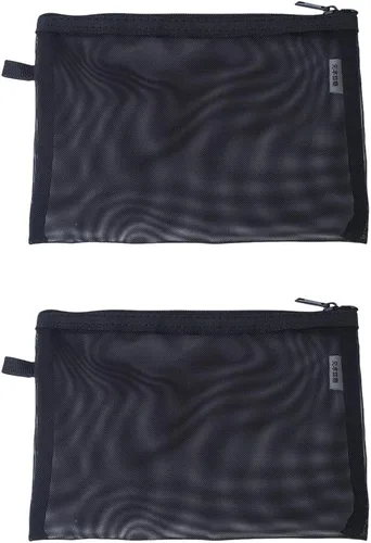 Bolsa de cosméticos de malla de 3 tamaños, juego de bolsa de maquillaje de nailon, impermeable, bolsas organizadoras, bolsas de viaje, con