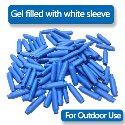 Miniatura 2 de Conectores de cable de bajo voltaje – Conectores B rellenos de silicona Wet B Gel Alarma Alambre Crimpado Tipo Empalme para aplicación de bajo