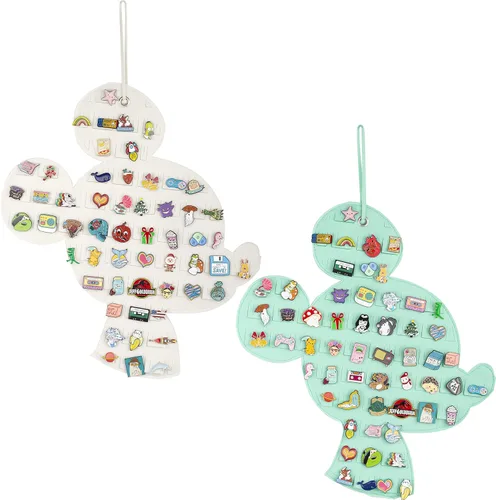 Organizador Colgante de Broches Exhibidor de Alfileres Esmaltados Exhibidor de Broches Linda Forma de Dibujos Animados Soporte de Almacenamiento