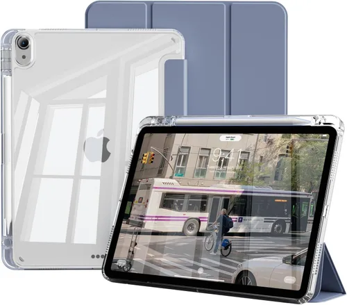 Miniatura 11 de Funda para iPad Air de 11 pulgadas M3/M2 (2025/2024), iPad Air de 5ª/4ª generación (2022/2020) de 10.9 pulgadas con soporte para lápices, funda