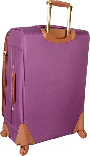 Miniatura 2 de Steve Madden Designer Luggage Collection - Bolsa expandible de 28 pulgadas para hombres y mujeres, maleta duradera y ligera a cuadros con ruedas
