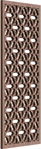 Miniatura 106 de Madison Paneles de pared decorativos de madera con calado, 9 3/8 pulgadas de ancho x 24 3/8 pulgadas de alto x 3/8 de alto, roble rojo rojo (Red Oak)