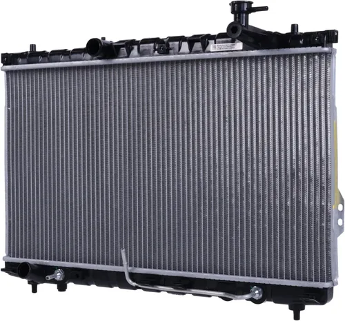 Radiador | Compatible con Hyundai Santa Fe 2001-2006 2.4L L4 2.7L V6 | Compatible con HY3010119 HY3010120 2531026000 2531026050