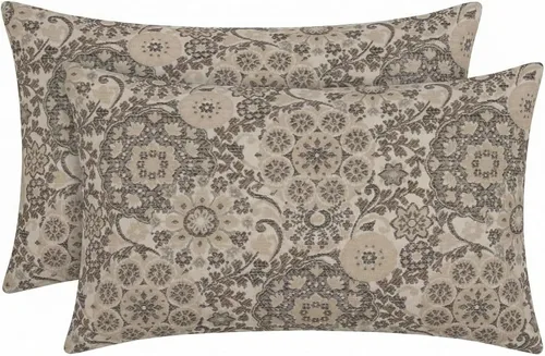 Miniatura 53 de RSH DECOR: Sunbrella - Juego de 4 almohadas lumbares, 20 x 12 pulgadas, tela de rendimiento resistente al agua y a la decoloración, fundas