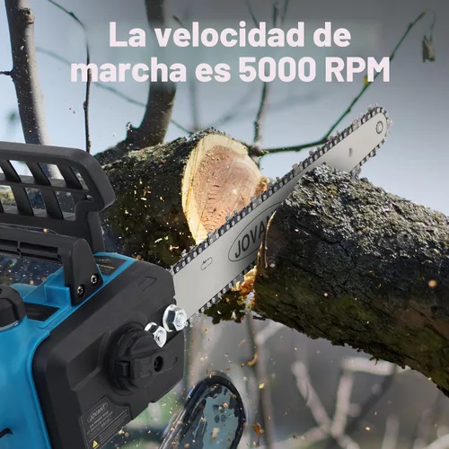 Miniatura 7 de Sierras de poste eléctricas de 12 pulgadas para recortar árboles, sierra de poste inalámbrica 2 en 1 con batería de 4.0Ah alimentada por batería