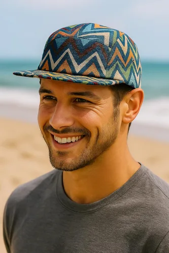 Miniatura 126 de Gorra de 5 paneles Diseños únicos multicolor Gorras para hombres y mujeres Grande o XL