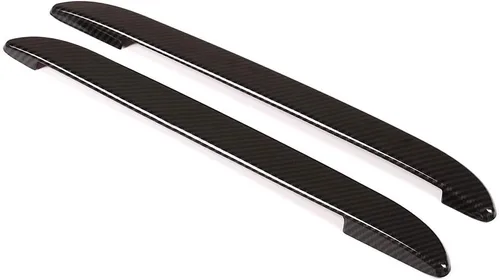 Miniatura 5 de YIWANG - Tiras decorativas de fibra de carbono para asiento de coche, 2 unidades, para BMW X5 F15 G05 X7 G07 2014-2019