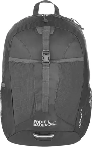 Miniatura 28 de Eddie Bauer Stowaway Mochila Empacable Viaje Exterior Ligera Plegable Duradera Poliéster Ripstop 30L - Cereza Negra