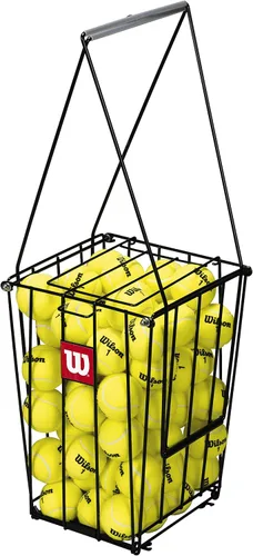 Miniatura 3 de Wilson Canasta Recogedora de Pelotas Unisex para Adultos, Canasta de Recogida de Pelotas de Tenis, Capacidad para 75 Pelotas de Tenis, NS