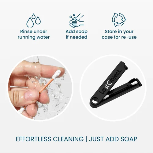 Miniatura 2 de LastSwab® Hisopos de algodón reutilizables para rutinas de belleza suaves y ecológicas - La alternativa sostenible a los hisopos de algodón