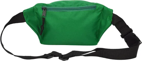 Miniatura 4 de DALIX Cangurera de 3 bolsillos Corrector de bolsa de dinero (verde)