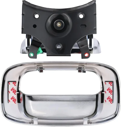 Miniatura 5 de APPERFiT Mango de puerta trasera y bisel compatible con Chevrolet Chevy Silverado GMC Sierra 1500 2500 3500 de 1999-2006, reemplaza 15997911