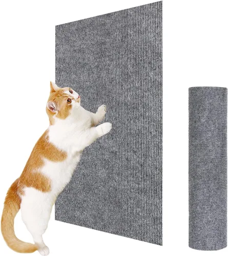 Miniatura 25 de ENONCI Protector de esquina de pared de sofá de 23.6 x 15.8 pulgadas para gatos de interior, protector de muebles antiarañazos contra arañazos