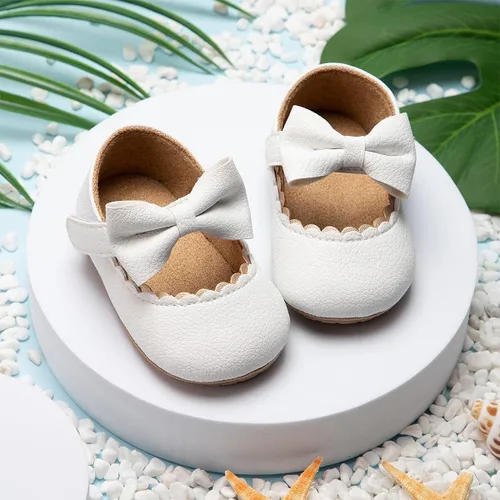 Miniatura 3 de HsdsBebe Mary Jane - Zapatos planos con lazo antideslizante y suela suave para niñas pequeñas, zapatos de vestir para bodas