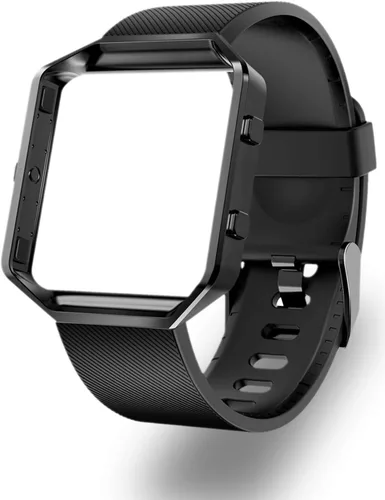 Miniatura 17 de Correa con marco para reloj Fitbit Blaze de LEEFOX, edición especial, correa de silicón, unisex, S G-10pack Classic+1 Marco Negro