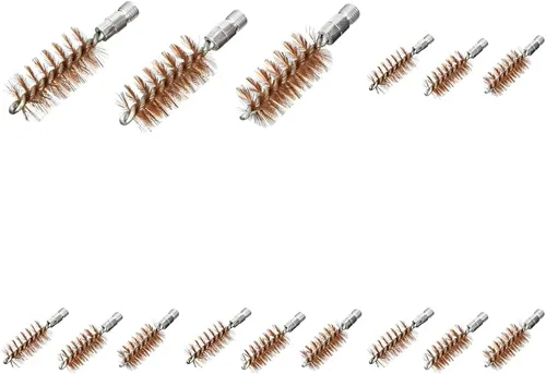 Miniatura 8 de Tipton Cepillo de bronce para pistola .32 Cal 3 unidades con cerdas de bronce fósforo prémium para limpieza y mantenimiento de pistola