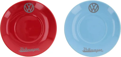 Miniatura 5 de BRISA VW Collection - Juego de tazas de café expreso Volkswagen para café, té y capuchino, diseño de autocaravana T1 (frente de autobús/3.4 fl oz)