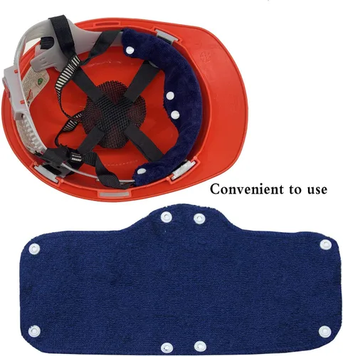 Miniatura 2 de Alpurple Banda de algodón lavable para casco – Forro reutilizable a presión y almohadillas de sudor para accesorios de casco