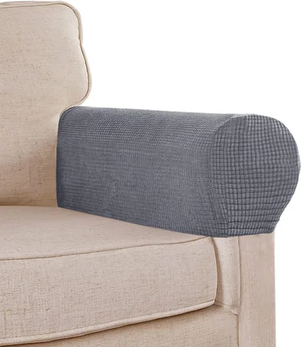 Miniatura 11 de Fundas elásticas para reposabrazos de sofá, fundas de elastano jacquard para sillas y sofás, fundas antideslizantes para reposabrazos