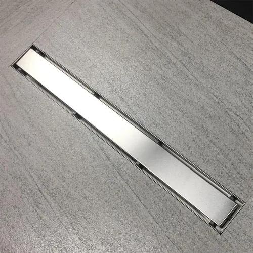 Miniatura 8 de Neodrain Drenaje lineal de ducha de 12 pulgadas con cubierta plana y de inserción de azulejos 2 en 1, drenaje de piso de ducha rectangular de acero