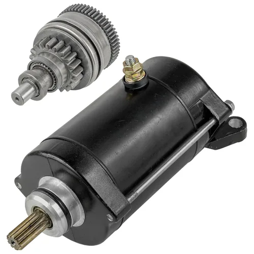 Miniatura 6 de Caltric Motor de arranque y accionamiento Bendix compatible con Yamaha Wave Raider 1100 Ra1100 Waveraider 1995-1996 Jetski