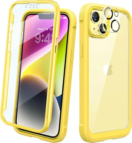 Miniatura 152 de Diaclara - Funda compatible con iPhone 11, carcasa resistente de cuerpo completo con protector de pantalla integrado sensible al tacto y Transparente