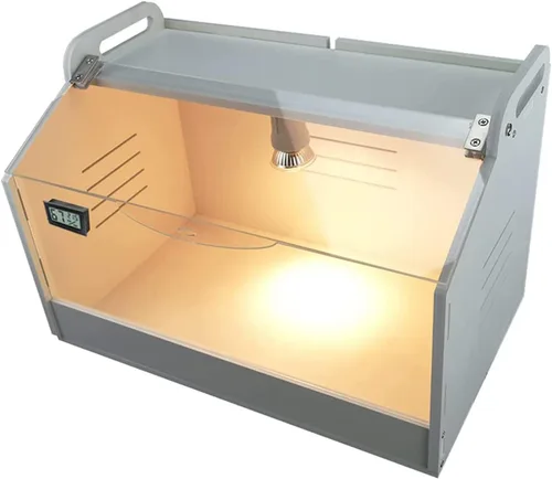 Caja caliente inteligente para criadores, 10-30 pollitos y animales pequeños, incubadora manual, calentador de gallinero, jaula de criador,