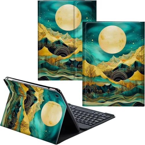 Miniatura 28 de Funda para Samsung Galaxy Tab S6 Lite 2022/2020 Teclado Inalámbrico Desmontable y Cubierta De Soporte De Cuero PU Funda Protectora Para Samsung