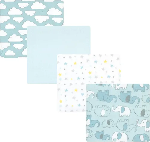 Miniatura 101 de Hudson Baby Mantas unisex de franela de algodón para bebé, calabaza, talla única