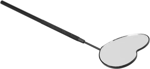 Miniatura 9 de Espejo de extensión de pestañas, espejo de pestañas en forma de corazón, herramienta profesional portátil de acero inoxidable para extensión