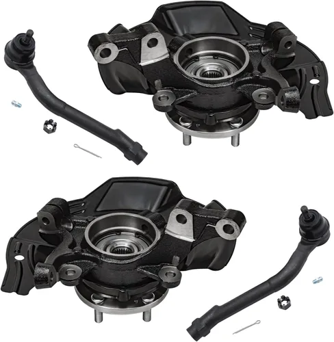 Miniatura 37 de Detroit Axle - Kit de nudillos traseros izquierdo FWD para Hyundai Santa Fe 2007-2009 Veracruz 2007-2012, reemplazo del conjunto de cojinete