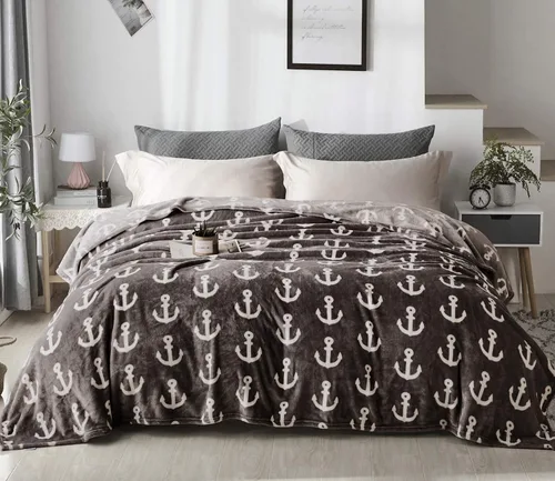 Miniatura 14 de Manta de felpa, manta de forro polar para sofá de 50 x 60 pulgadas, microfibra suave, calentita y ligera para todas las estaciones