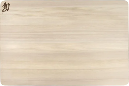 Shun Cutlery - Tabla de cortar grande Hinoki, 17.75" x 11.75" pulgadas, tabla de cortar japonesa de madera grande para cocina, madera medianamente