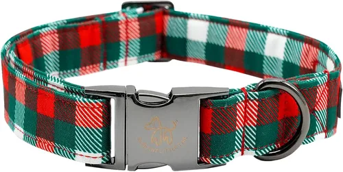 Miniatura 15 de Elegant Little Tail - Collar para perro de otoño, collar floral naranja duradero para perros medianos, ajustable para mascotas macho o hembra
