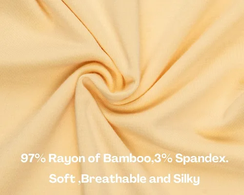 Miniatura 3 de Body para bebé con puños de manopla, rayón hecho de bambú, pijama de manga larga para niños y niñas